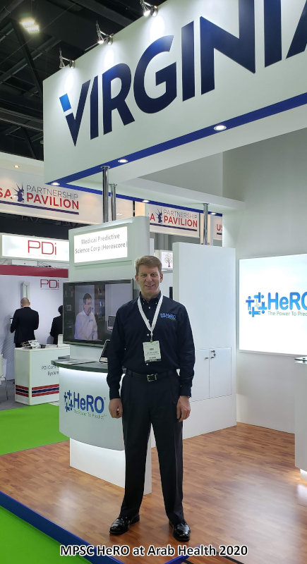 ArabHealth 2020 booth